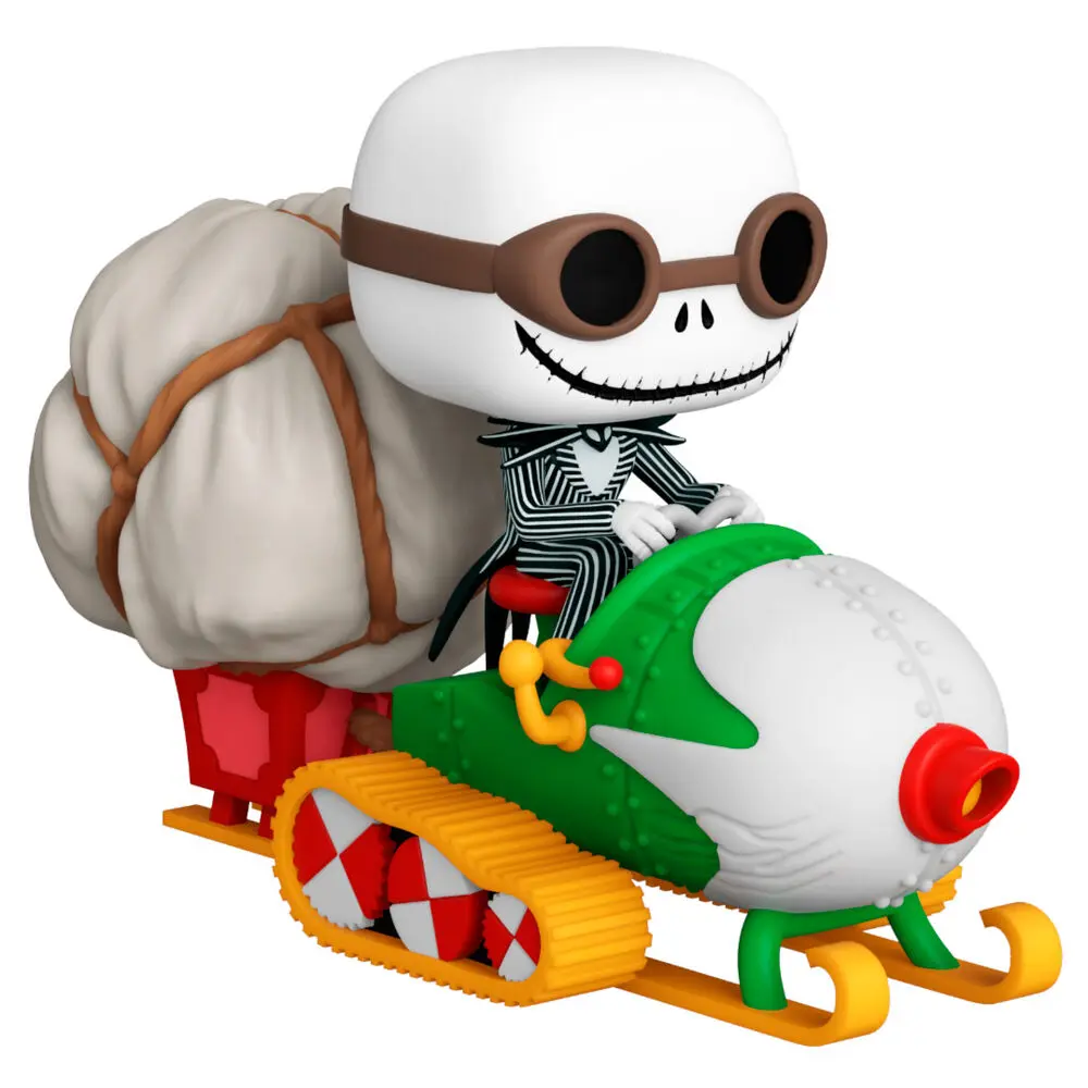 Nightmare before Christmas POP! Rides Vinyl Figura Jack s Goggles & Snowmobile 18 cm fotografija proizvoda