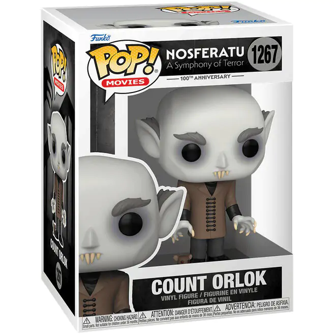 Nosferatu POP! Movies Vinil Figure 100th Anniversary Count Orlok 9 cm fotografija proizvoda