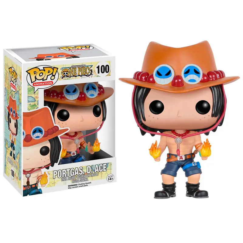 One Piece POP! Television Vinilna Figura Portgas D. Ace 9 cm fotografija proizvoda