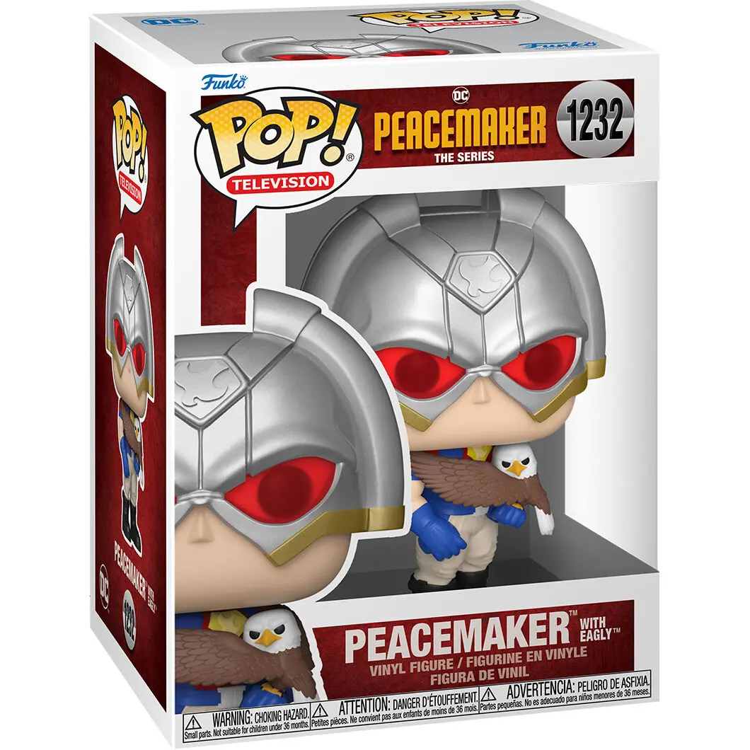 Peacemaker POP! TV Vinyl Figura Peacmaker s Eagly 9 cm fotografija proizvoda