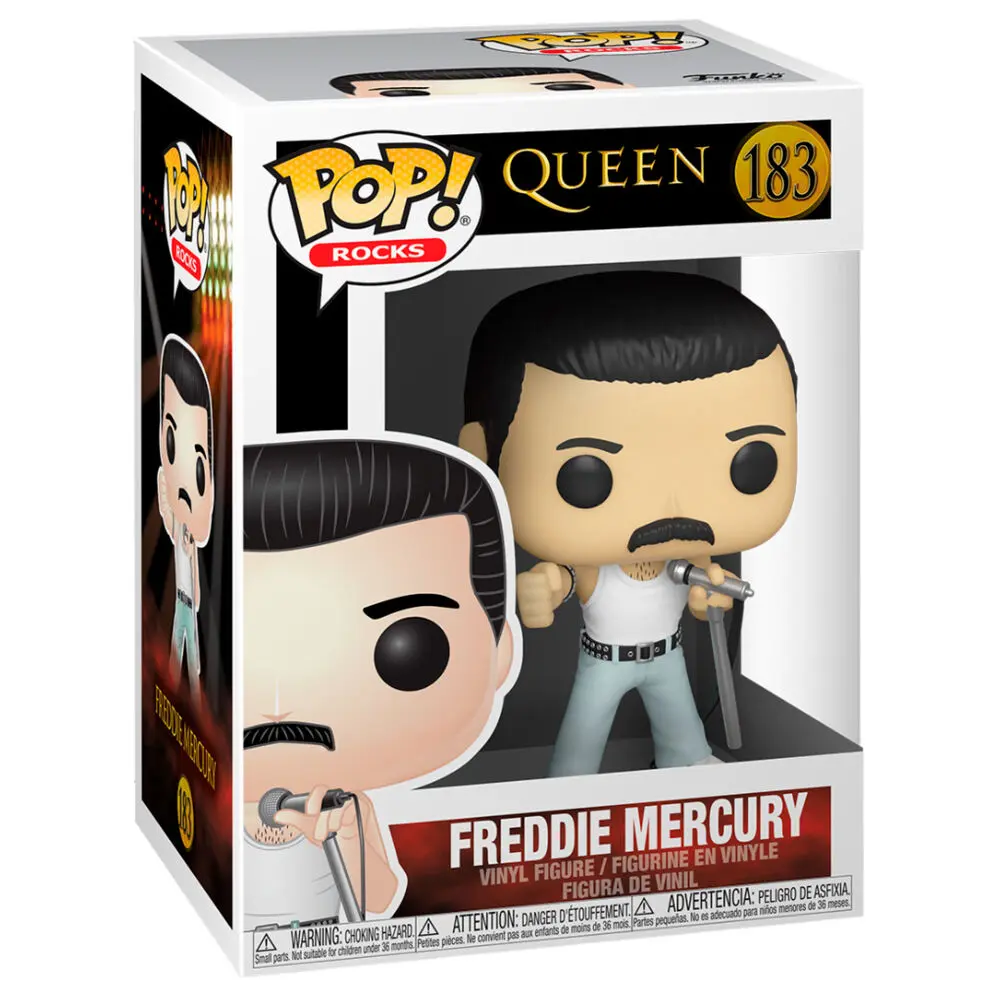 Queen POP! Rocks Vinyl Figura Freddie Mercury Radio Gaga 9 cm fotografija proizvoda