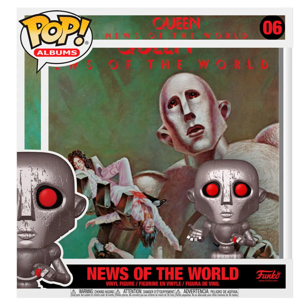 Queen POP! Albums Vinilna Figura News of the World 9 cm fotografija proizvoda