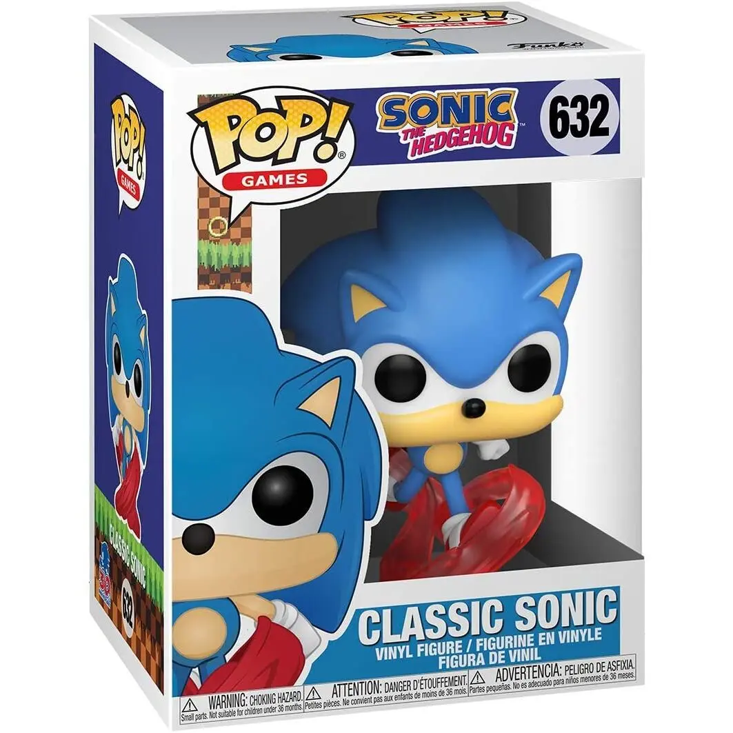 Sonic the Hedgehog POP! Games Vinyl Figura Sonic 30th - Running Sonic 9 cm fotografija proizvoda