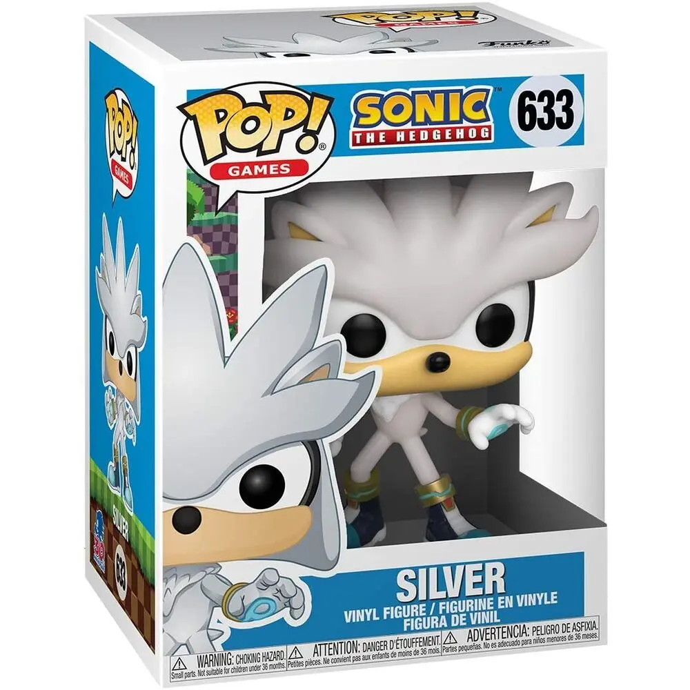 Sonic the Hedgehog POP! Games Vinyl Figura Sonic 30th - Silver the Hedgehog 9 cm fotografija proizvoda