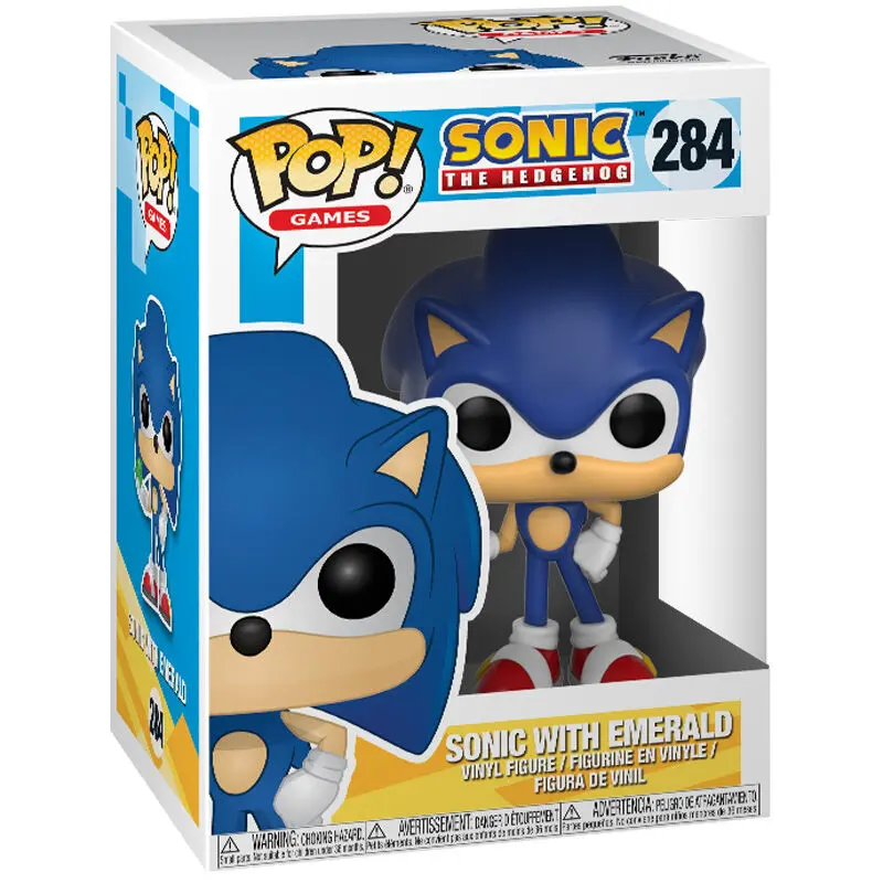 Sonic The Hedgehog POP! Games Vinilna Figura Sonic (Emerald) 9 cm fotografija proizvoda