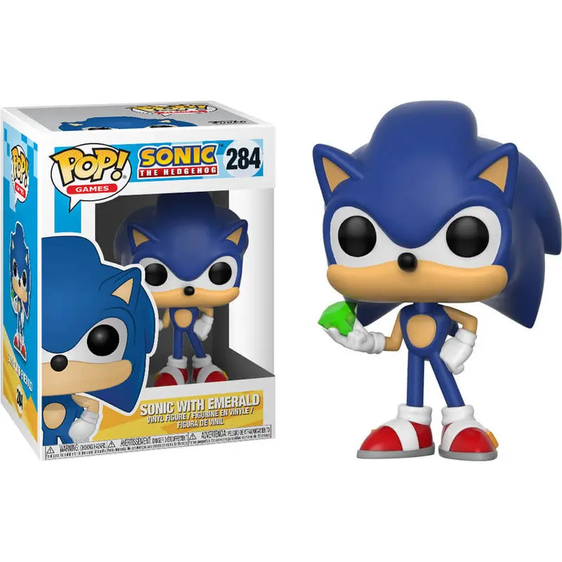 Sonic The Hedgehog POP! Games Vinilna Figura Sonic (Emerald) 9 cm fotografija proizvoda