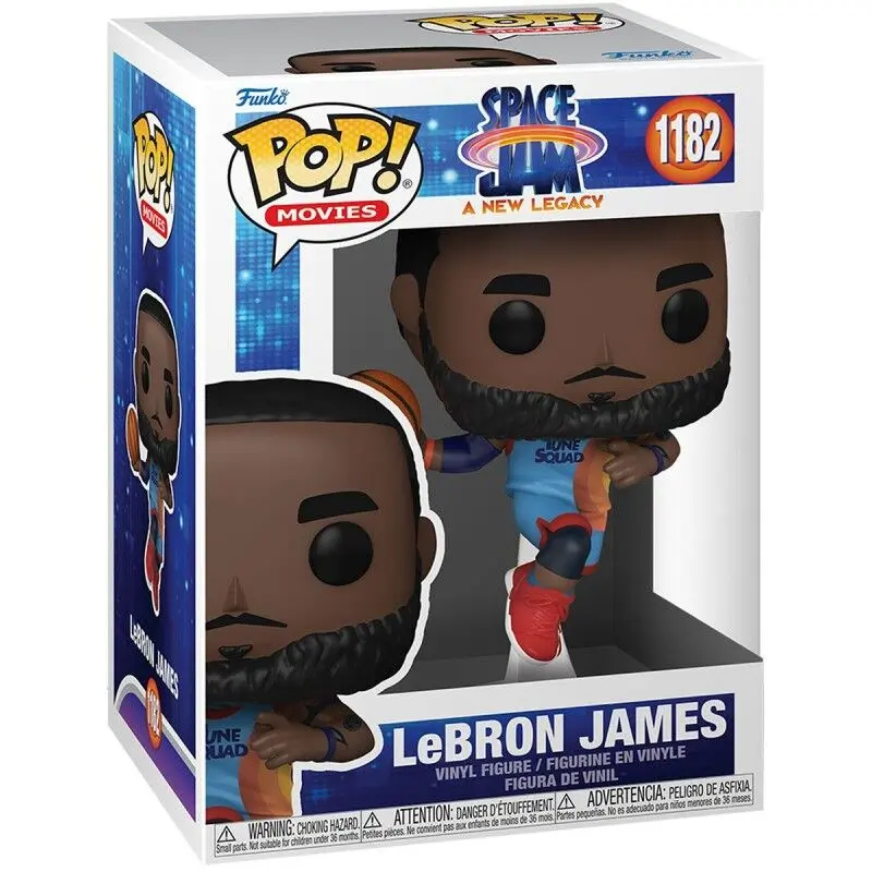 Space Jam 2 POP! Movies Vinilna Figura LeBron (Leaping) 9 cm fotografija proizvoda