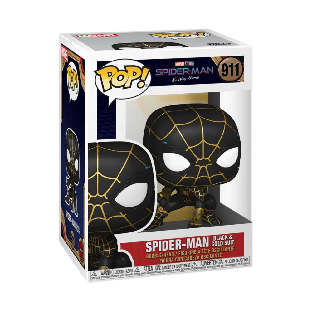 Spider-Man: No Way Home POP! Vinilna figura Spider-Man (Black & Gold Suit) 9 cm fotografija proizvoda