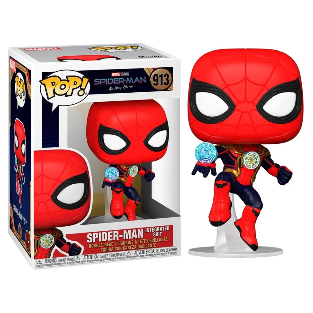 Spider-Man: No Way Home POP! Vinilna figura Spider-Man (Integrated Suit) 9 cm fotografija proizvoda