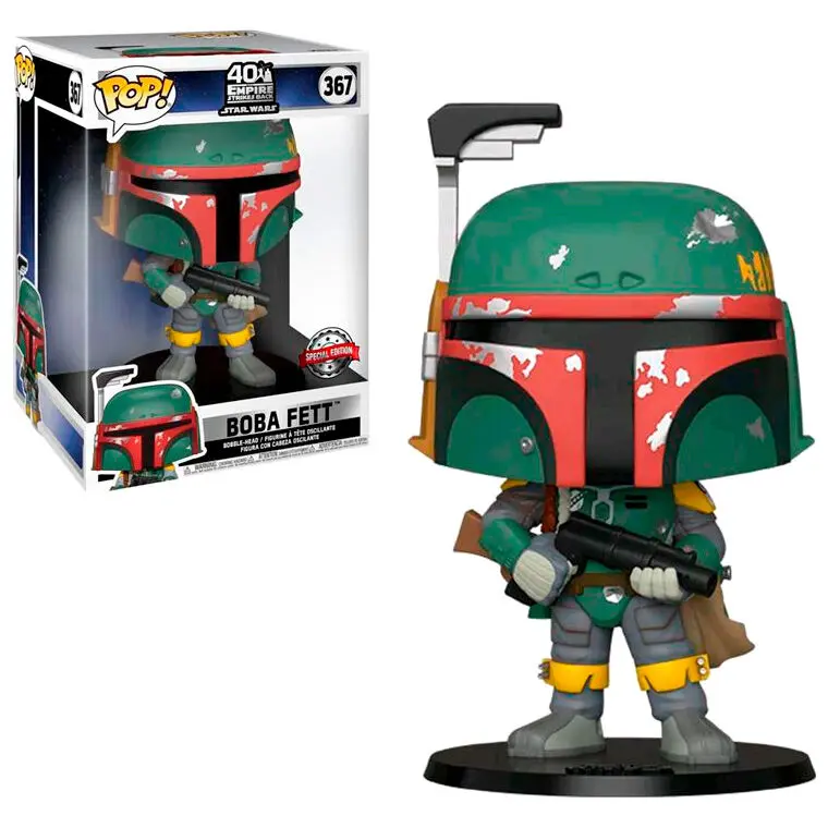 Star Wars Super Sized POP! Movies Vinilna Figura Boba Fett 25 cm fotografija proizvoda