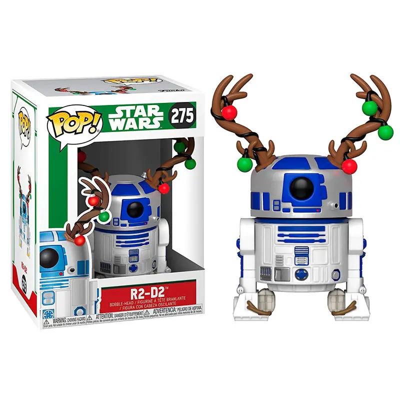 POP figurica Star Wars Holiday R2-D2 s rogovljem fotografija proizvoda