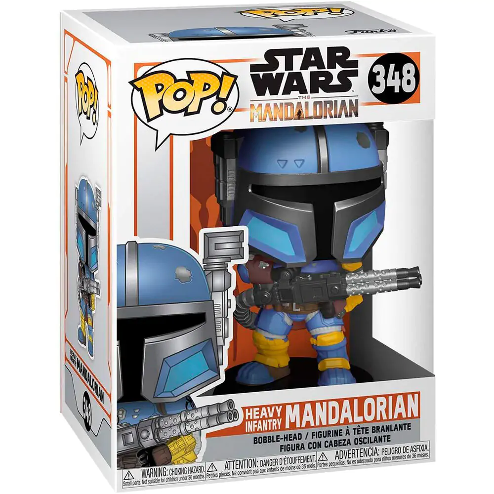 Star Wars The Mandalorian POP! TV Vinyl Figure Teška Pješačka Mandalorijanka 9 cm fotografija proizvoda