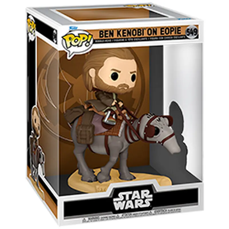 Star Wars: Obi-Wan Kenobi POP! Deluxe Vinil Figura Ben Kenobi na Eopie 9 cm fotografija proizvoda