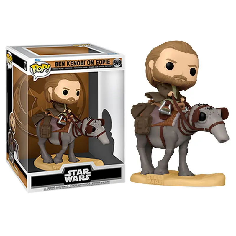 Star Wars: Obi-Wan Kenobi POP! Deluxe Vinil Figura Ben Kenobi na Eopie 9 cm fotografija proizvoda