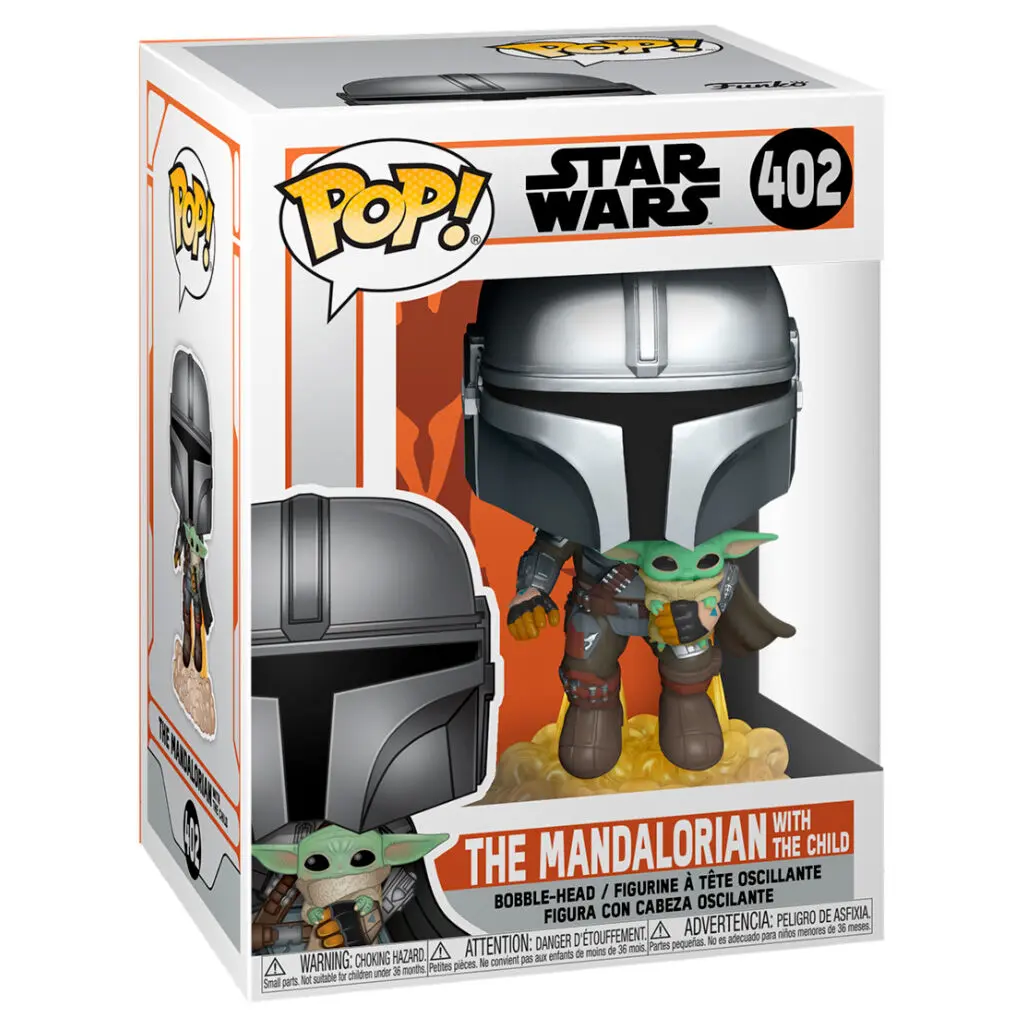 Star Wars The Mandalorian POP! TV Vinilna Figura Mando Flying w/ Jet Pack 9 cm fotografija proizvoda