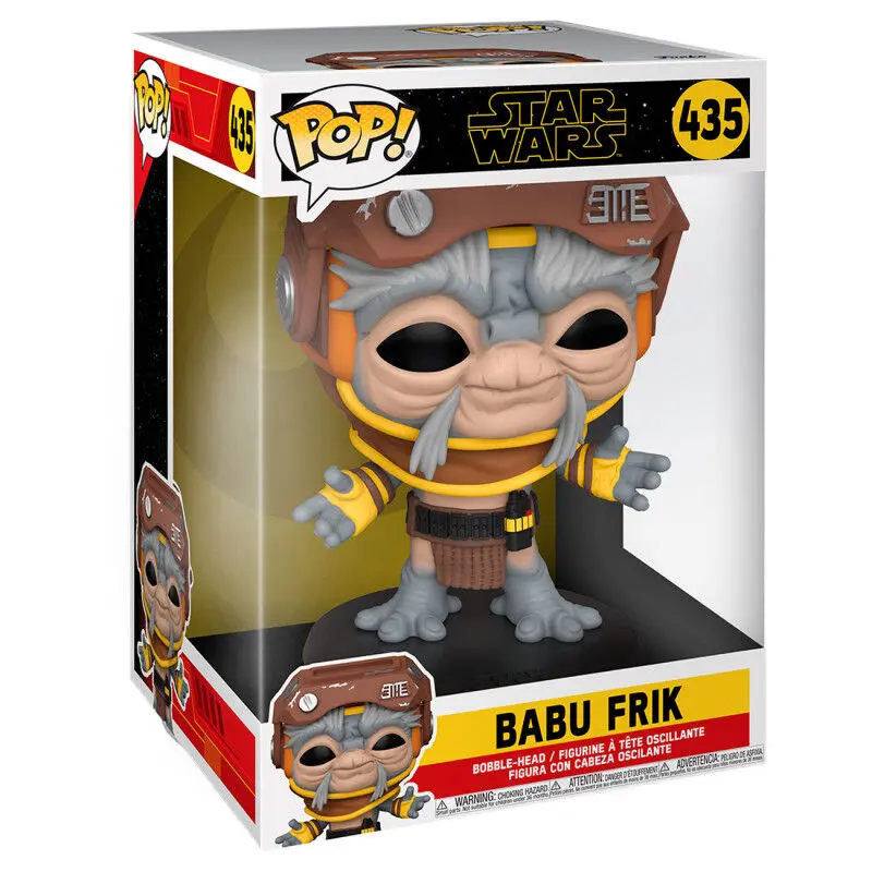 Star Wars Super Sized POP! Movies Vinilna Figura Babu Frick 25 cm fotografija proizvoda