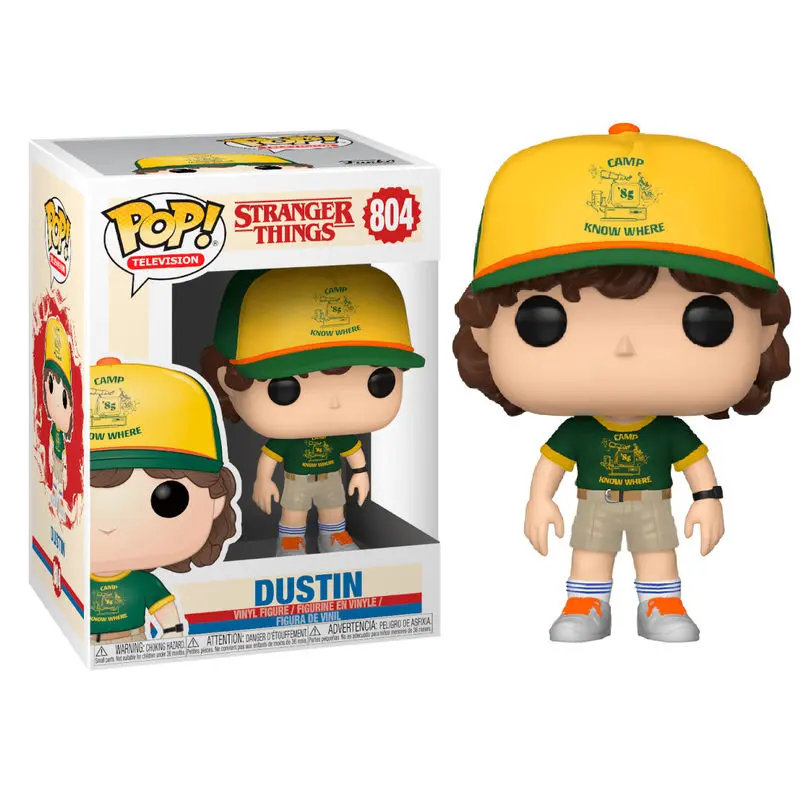 Stranger Things POP! TV Vinyl figurica Dustin (At Camp) 9 cm fotografija proizvoda