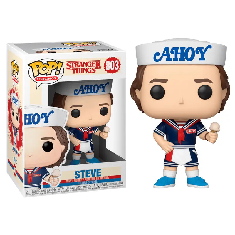 Stranger Things POP! TV Vinyl Figura Steve s Šeširom i Sladoledom 9 cm fotografija proizvoda