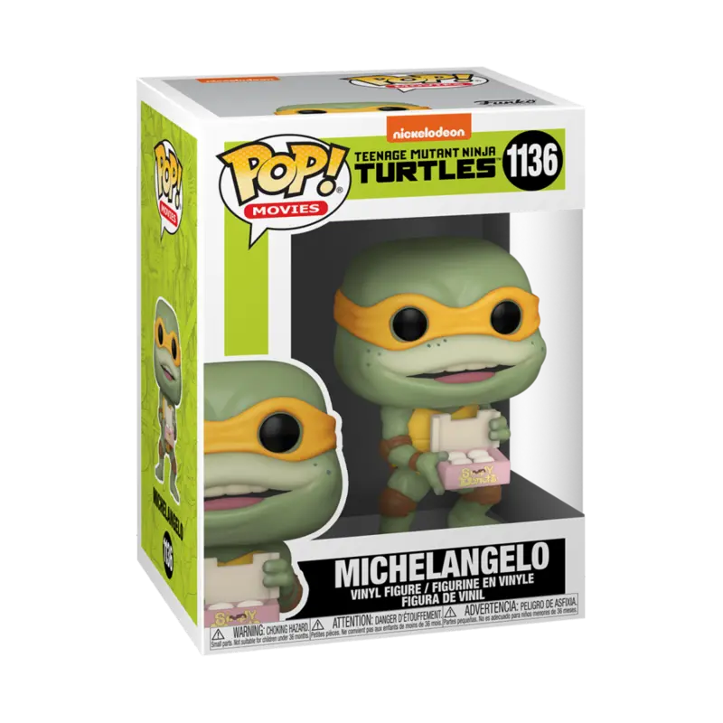 Teenage Mutant Ninja Turtles POP! Movies Vinilna Figura Michaelangelo 9 cm fotografija proizvoda