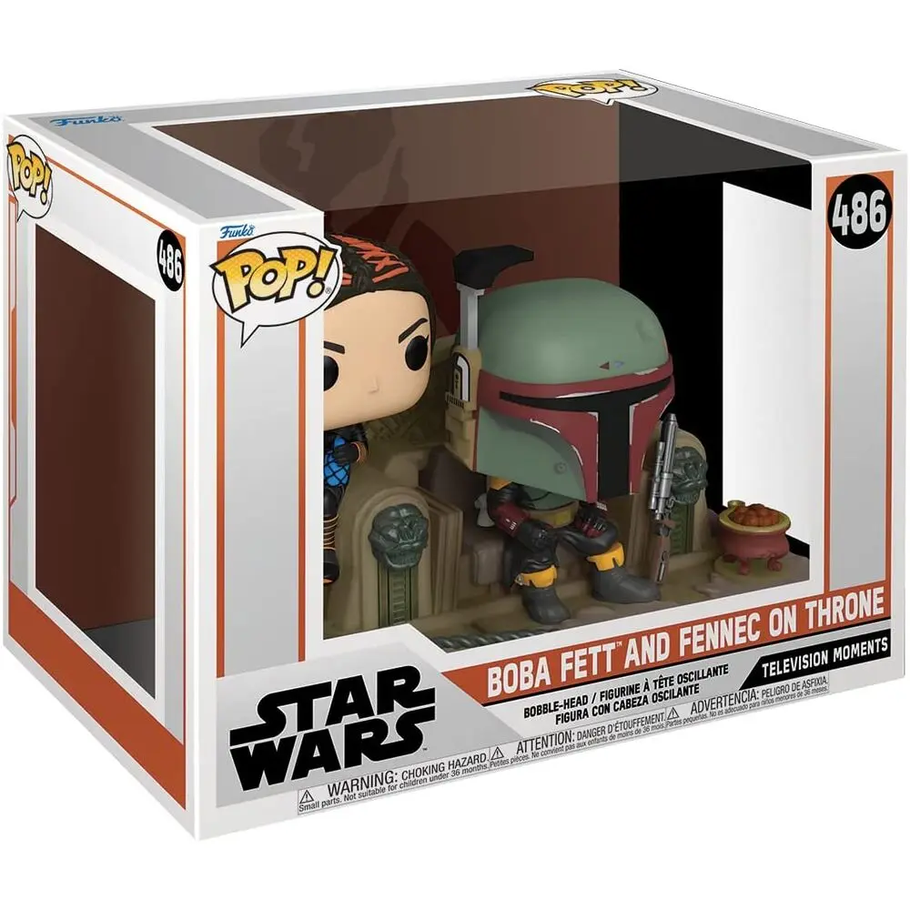 The Mandalorian POP Moment! Vinilne figure 2-Pack Boba Fett & Fennec Shand 9 cm fotografija proizvoda