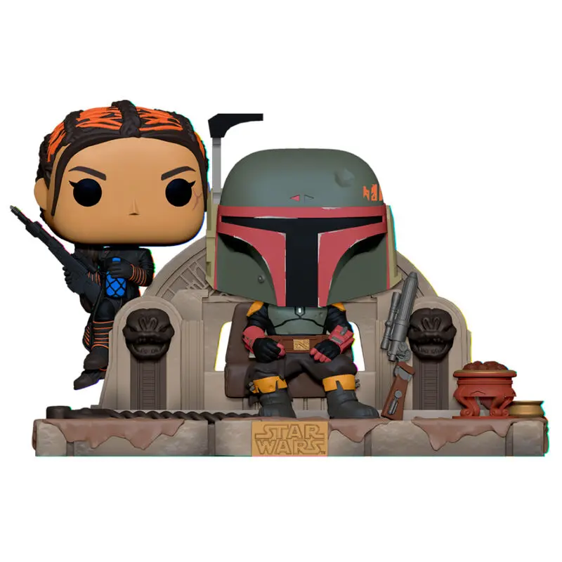 The Mandalorian POP Moment! Vinilne figure 2-Pack Boba Fett & Fennec Shand 9 cm fotografija proizvoda