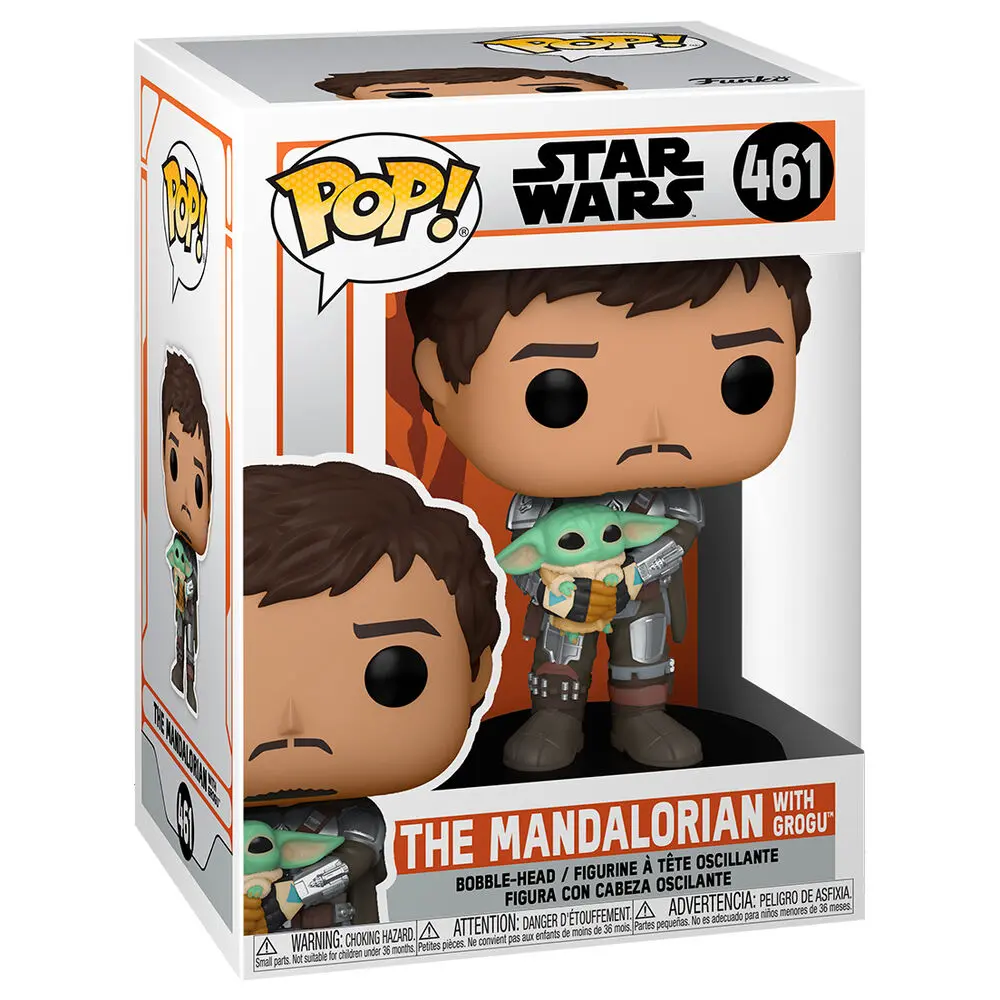 Star Wars The Mandalorian POP! TV Vinilna Figura The Mandalorian & Grogu 9 cm fotografija proizvoda