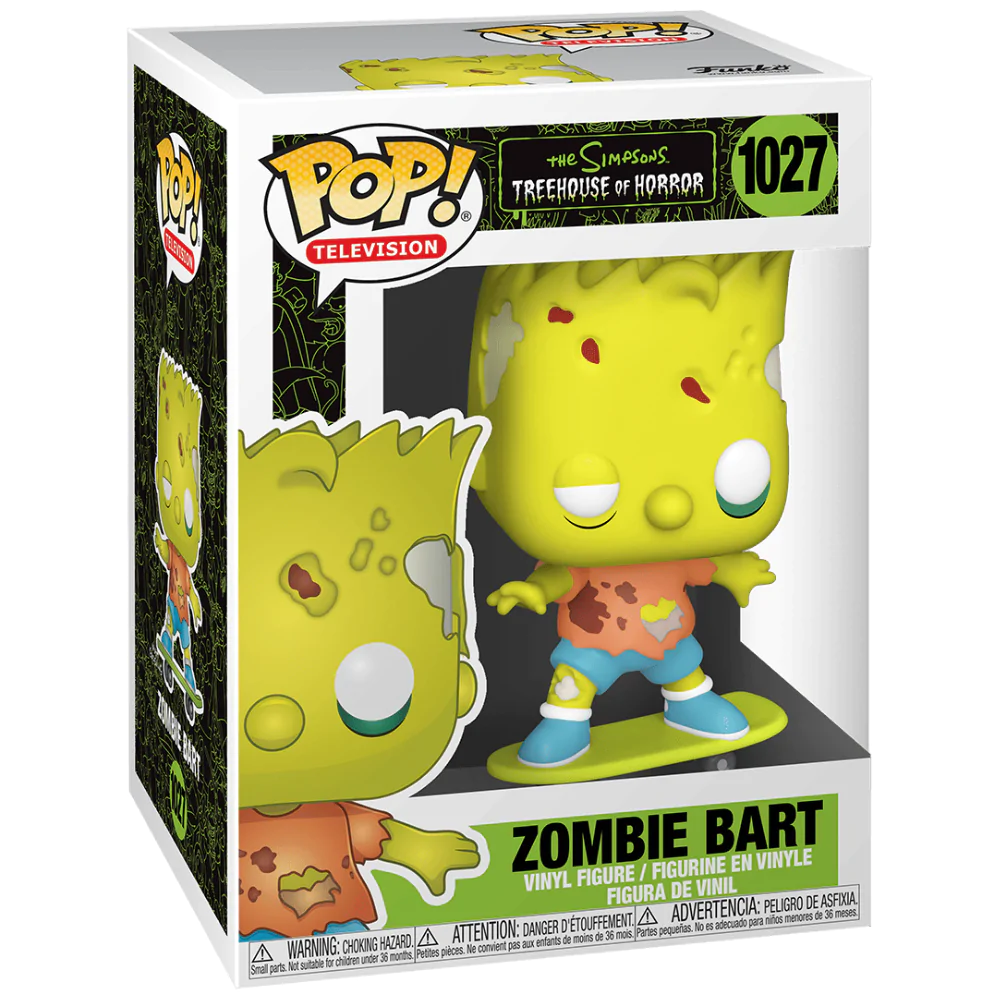 Simpsons POP! Animation Vinilna Figura Zombie Bart 9 cm fotografija proizvoda