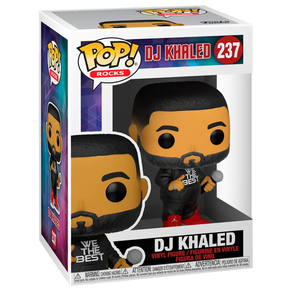 DJ Khaled POP! Rocks Vinil Figura DJ Khaled 9 cm fotografija proizvoda