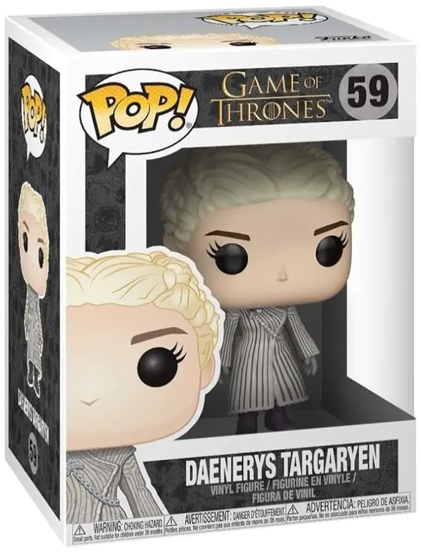 Game of Thrones POP! Vinyl figura Daenerys (White Coat) 9 cm fotografija proizvoda