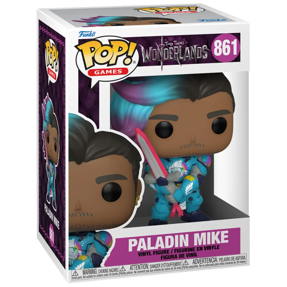 Tiny Tina's Wonderland POP! Games Vinilna figura Paladin Mike 9 cm fotografija proizvoda