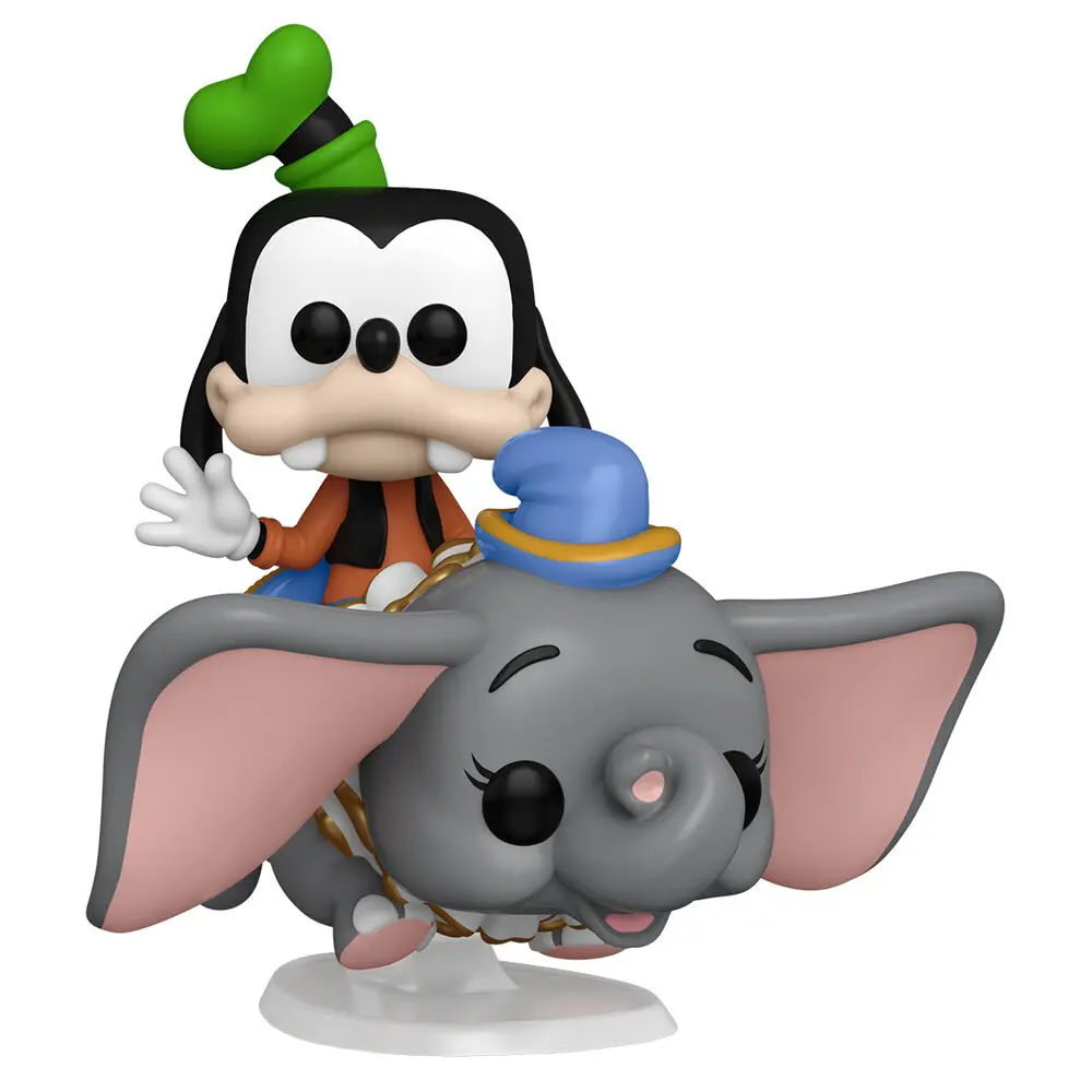 Walt Disney World 50th Anniversary POP! Rides Super Deluxe Vinilna figura Dumbo s Goofyjem 15 cm fotografija proizvoda