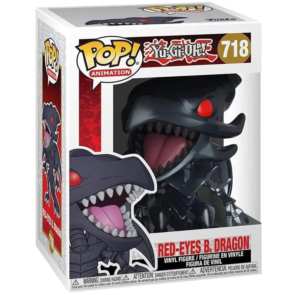Yu-Gi-Oh! Pop! Animation Vinilna figura Red-Eyes Black Dragon 9 cm fotografija proizvoda