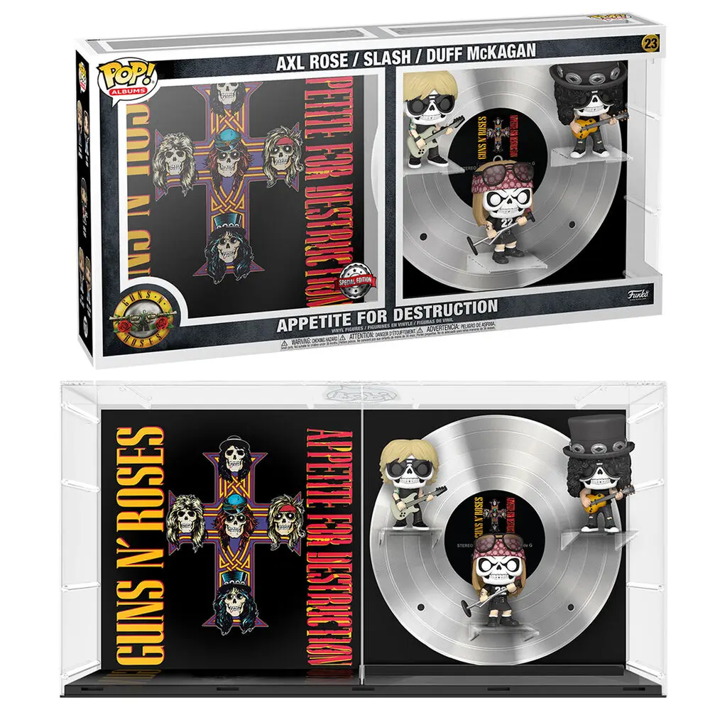 Guns n Roses POP! Albums Vinilna figura paket od 3 Appetite For Destruction 9 cm fotografija proizvoda