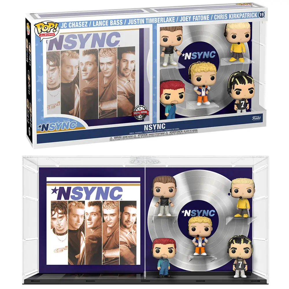 NSYNC POP! Albums Vinil figura 5-Pack NSYNC 9 cm fotografija proizvoda