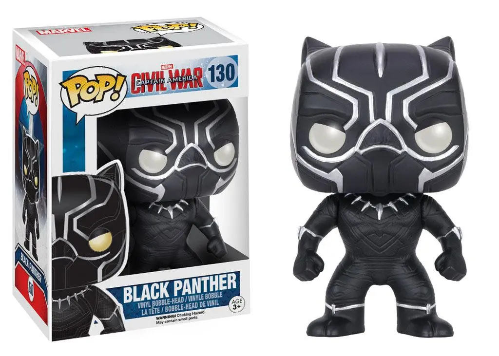 Captain America Civil War POP! Vinyl klimoglav Black Panther 10 cm fotografija proizvoda