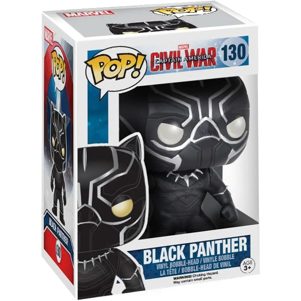 Captain America Civil War POP! Vinyl klimoglav Black Panther 10 cm fotografija proizvoda