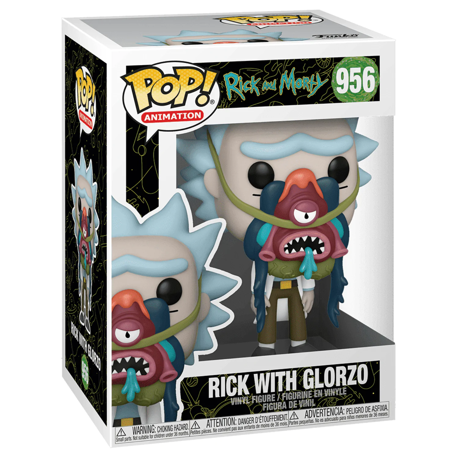Rick & Morty Funko POP! Animation Vinyl Figura Rick w/ Glorzo fotografija proizvoda
