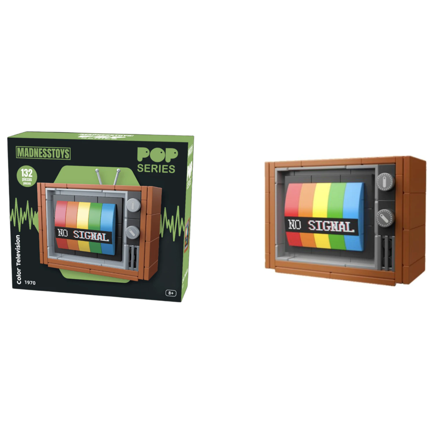 POP Series komplet za konstrukciju 1970 Color Television 132 komada fotografija proizvoda