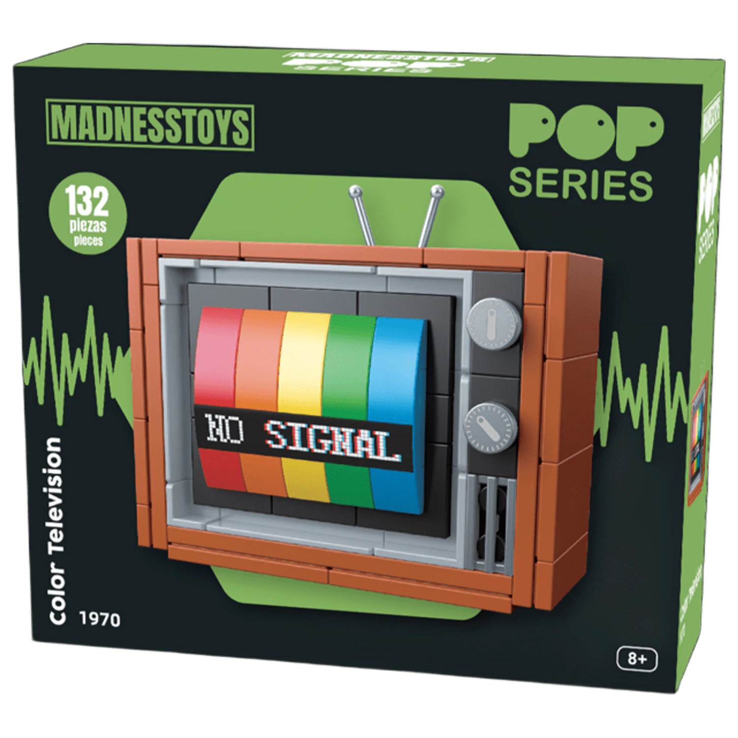 POP Series komplet za konstrukciju 1970 Color Television 132 komada fotografija proizvoda