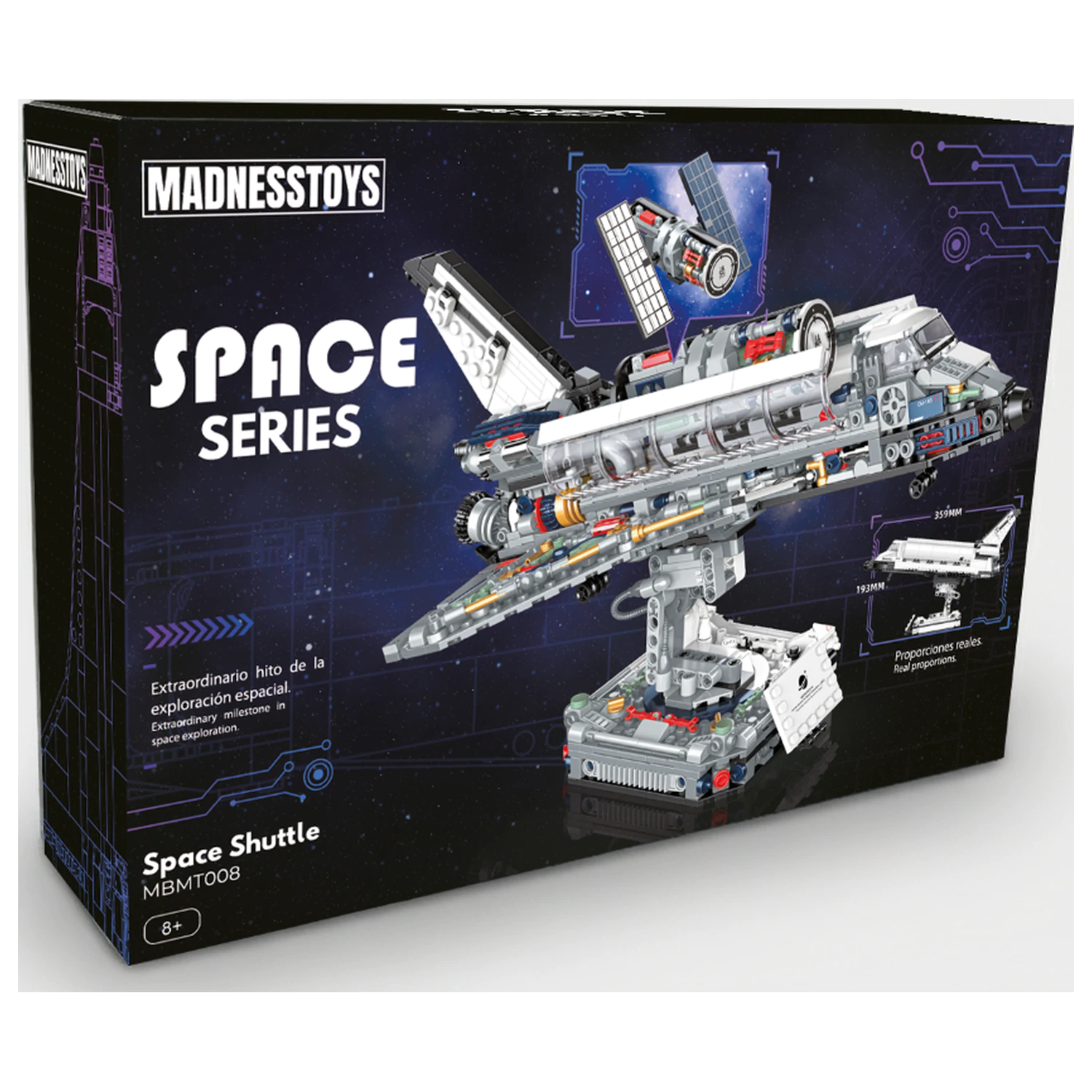POP SERIES Konstrukcijski komplet Space Shuttle 950 komada fotografija proizvoda