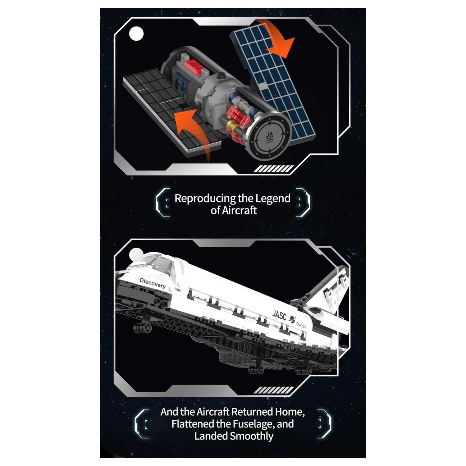 POP SERIES Konstrukcijski komplet Space Shuttle 950 komada fotografija proizvoda