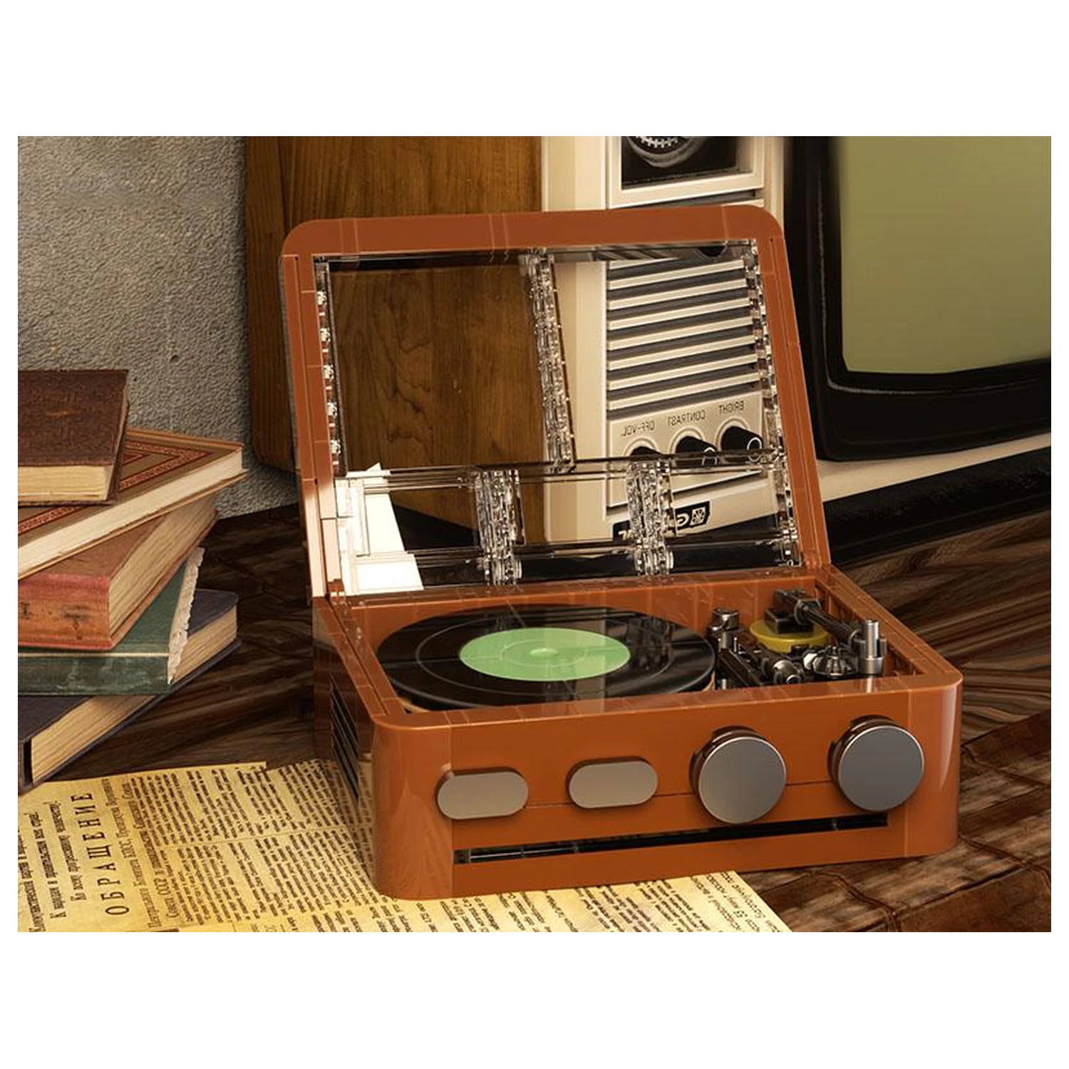 POP! Series Construction Kit Gramofon 217 kom. fotografija proizvoda