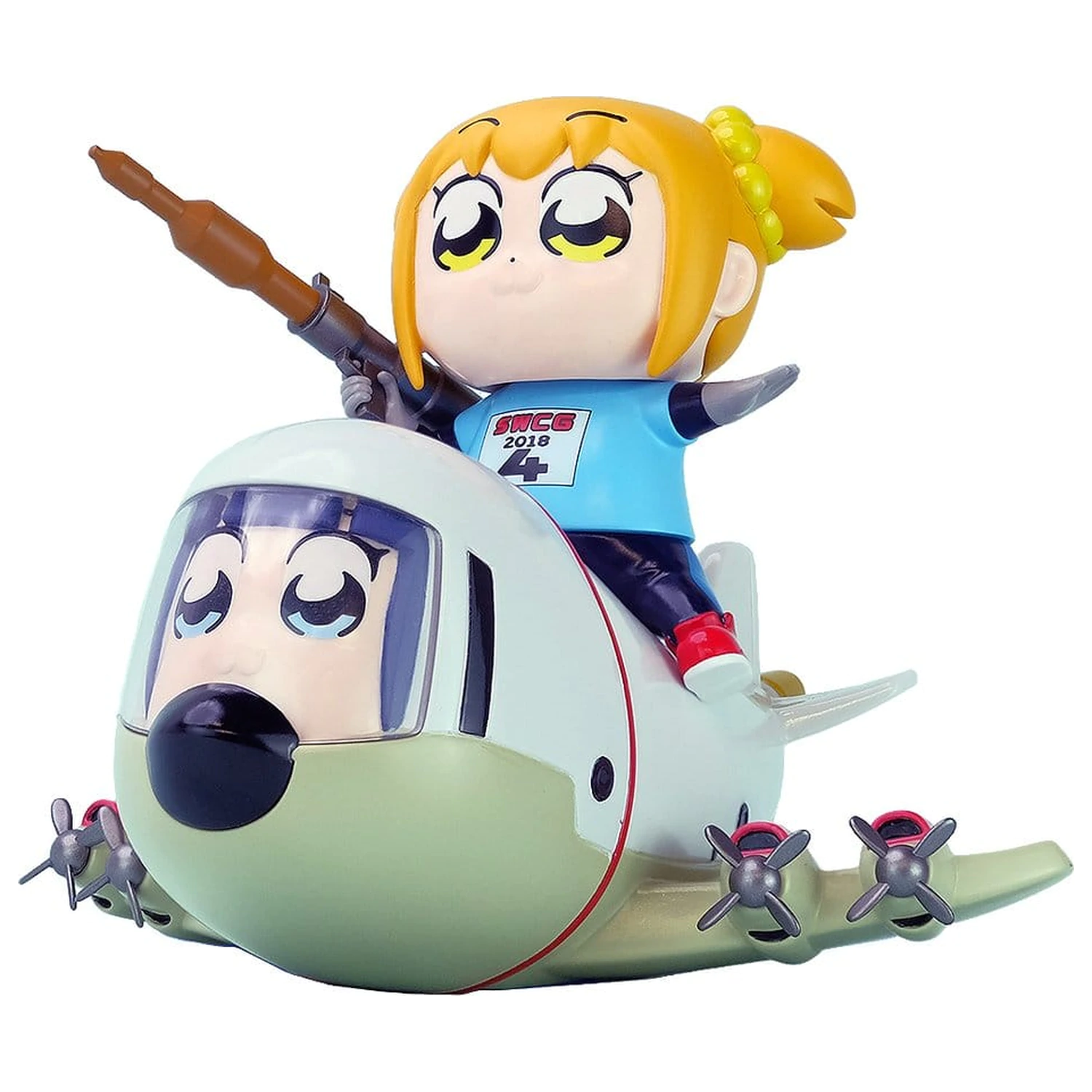 Pop Team Epic Chibi Creature Vinilne Figure dvostruko pakiranje POPUKO & PIPIMI: Skeleton Competition Ver. fotografija proizvoda