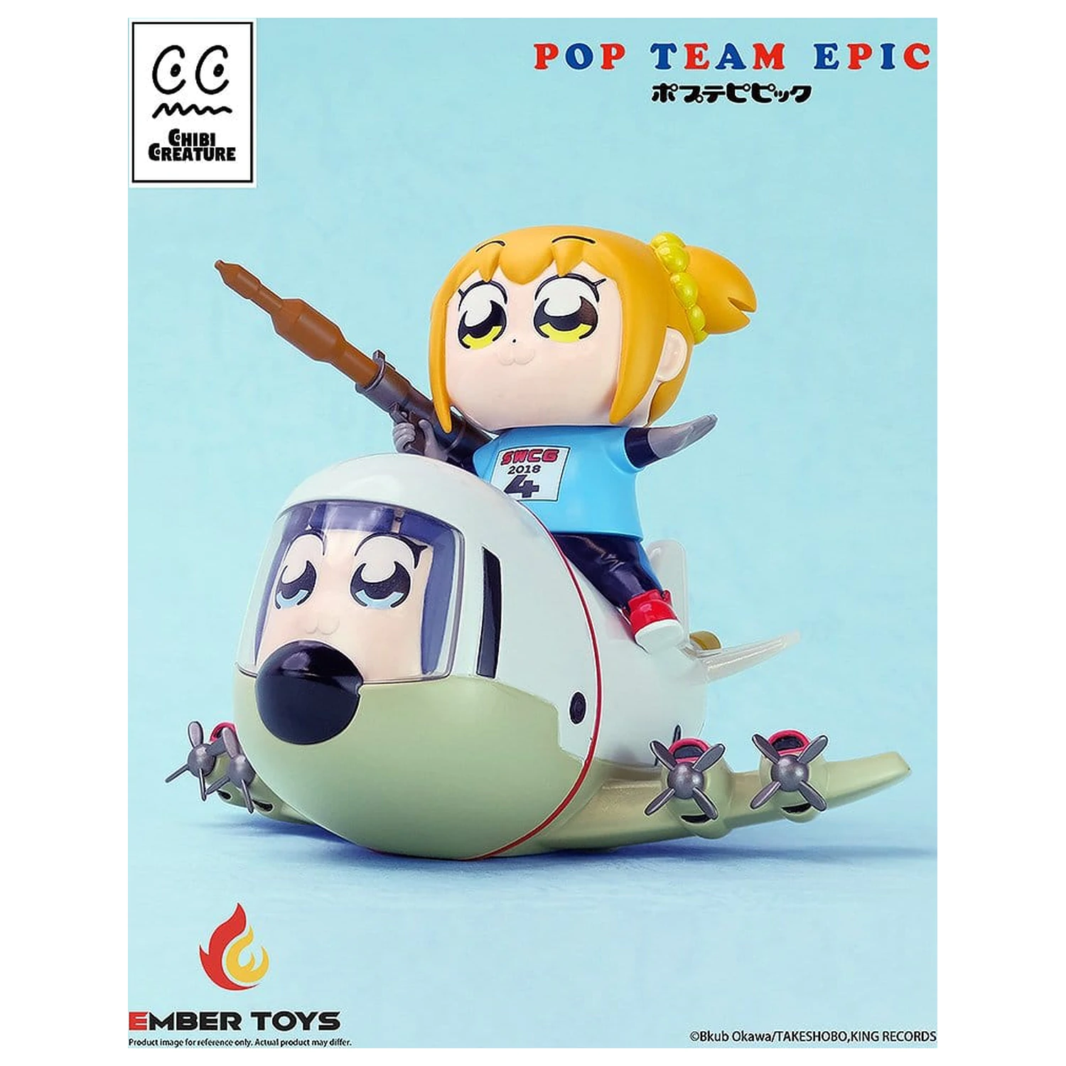 Pop Team Epic Chibi Creature Vinilne Figure dvostruko pakiranje POPUKO & PIPIMI: Skeleton Competition Ver. fotografija proizvoda