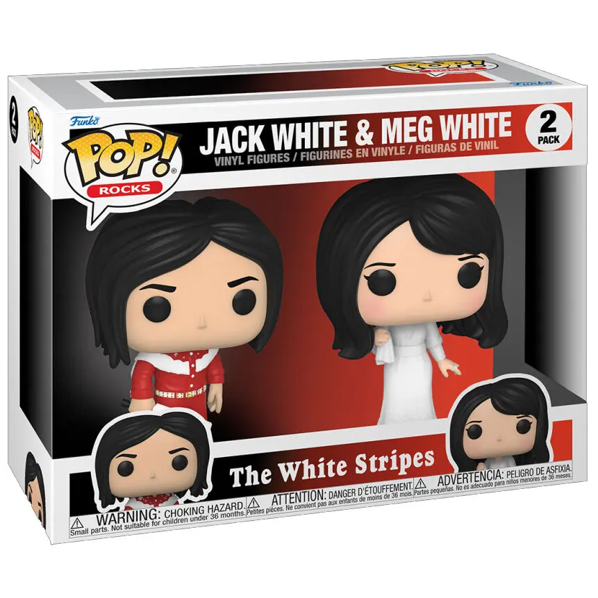 The White Stripes POP! Rocks Vinyl Figure set od 2 Jack White & Meg White 9 cm fotografija proizvoda