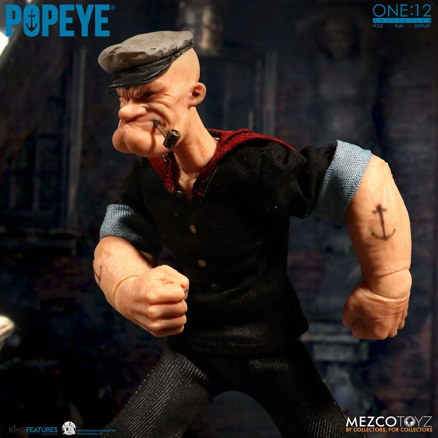 Popeye akcijska figura 1/12 Popeye 14 cm fotografija proizvoda
