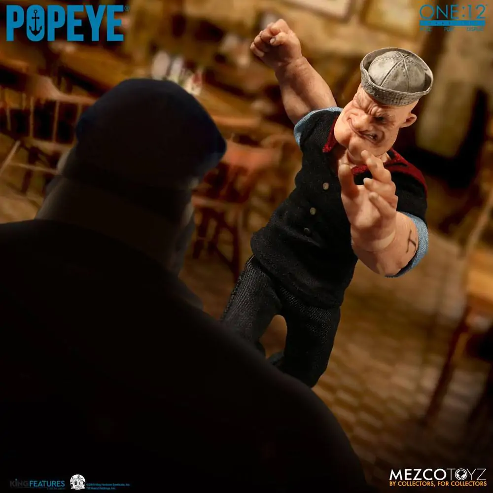 Popeye akcijska figura 1/12 Popeye 14 cm fotografija proizvoda
