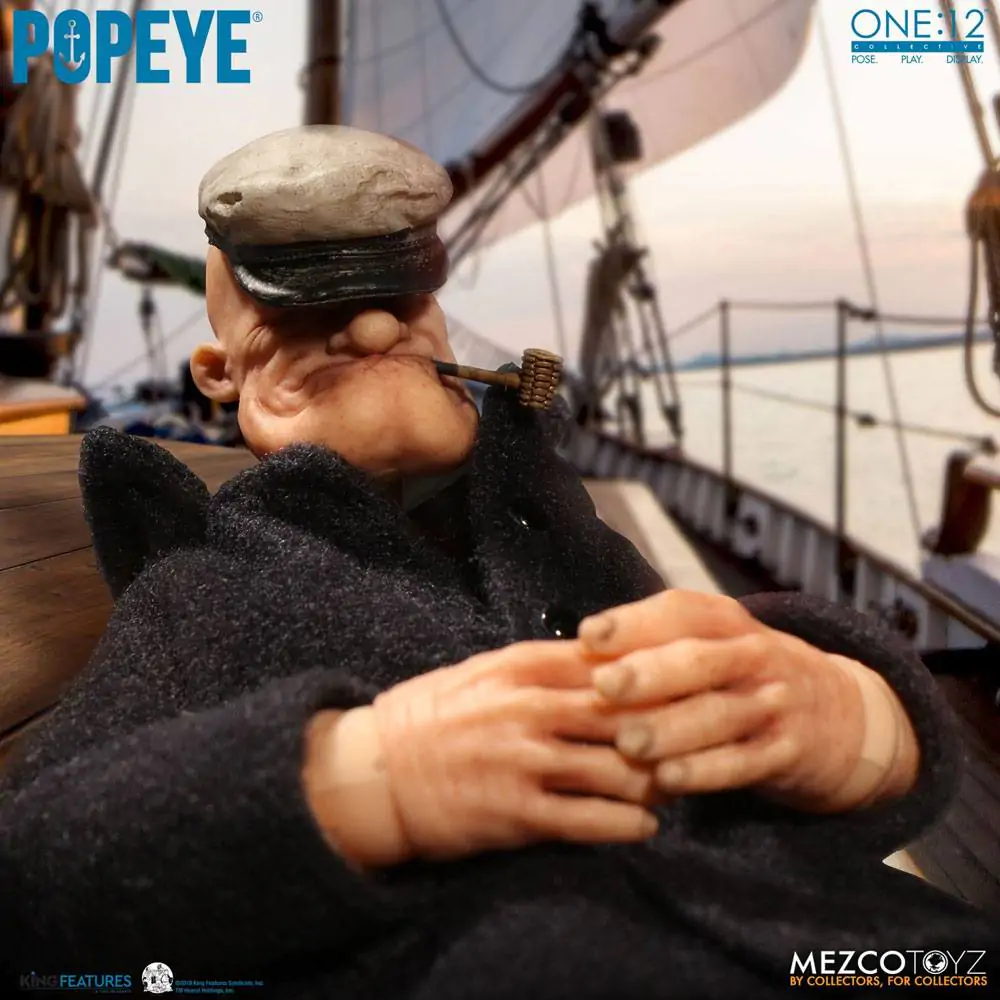 Popeye akcijska figura 1/12 Popeye 14 cm fotografija proizvoda