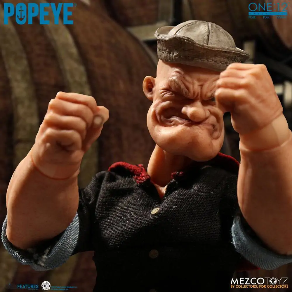 Popeye akcijska figura 1/12 Popeye 14 cm fotografija proizvoda