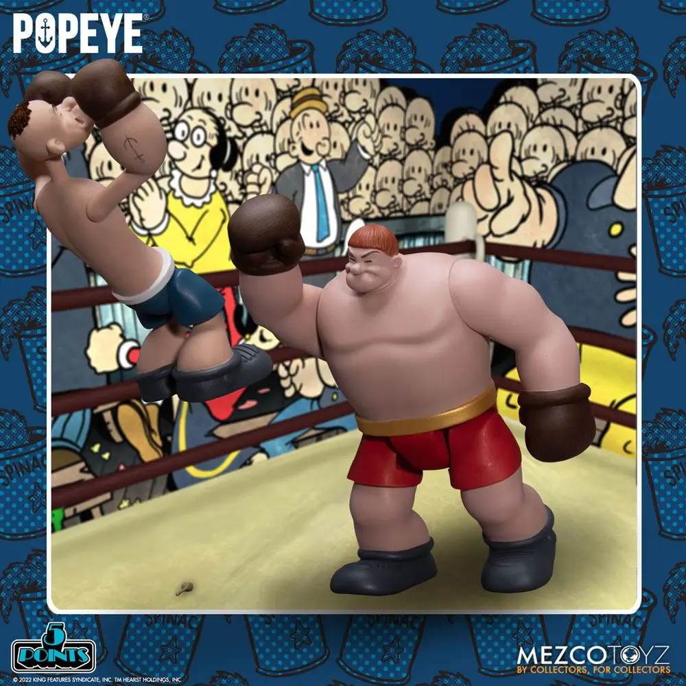 Popeye 5 Points Deluxe set figura Popeye & Oxheart 9 cm fotografija proizvoda